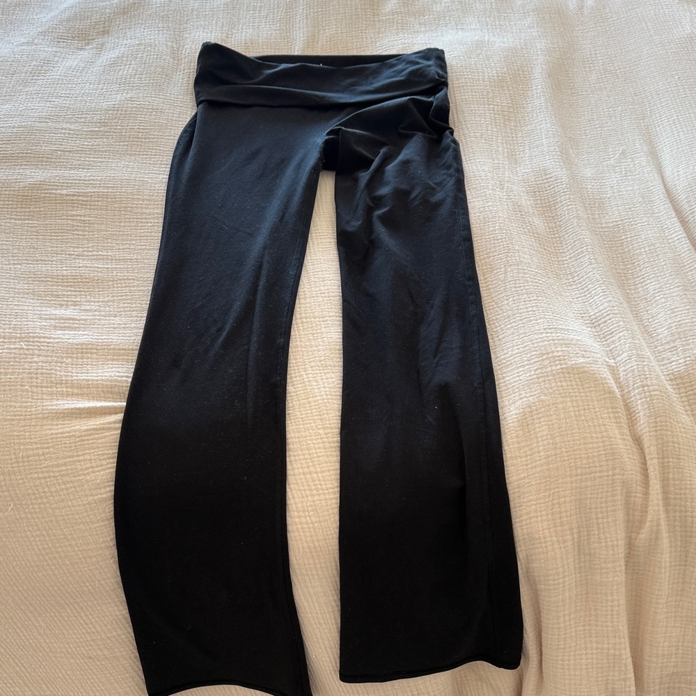 Alo fold over boot cut leggings
